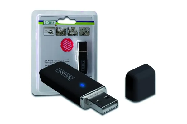 Bild: High Speed Datenübertragung mit Wireless LAN Adapter von DIGITUS®