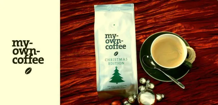 Bild: Handgepflückte Kaffeebohnen,Weihnachts-Geschenkgutschein,exquisite Christmas Edition,CoffeeMaker|my-own-coffee