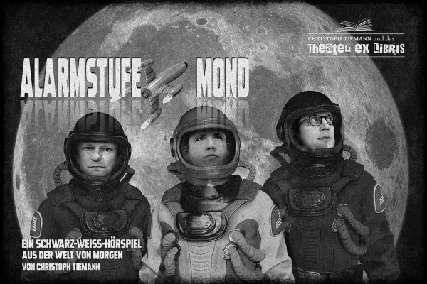Bild: Alarmstufe Mond: Premiere des Schwarz-Weiß-Hörspiels von Theater ex libris im Livestream