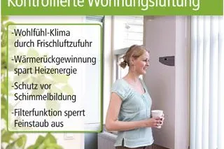 Bild: Kontrollierte Wohnungslüftung