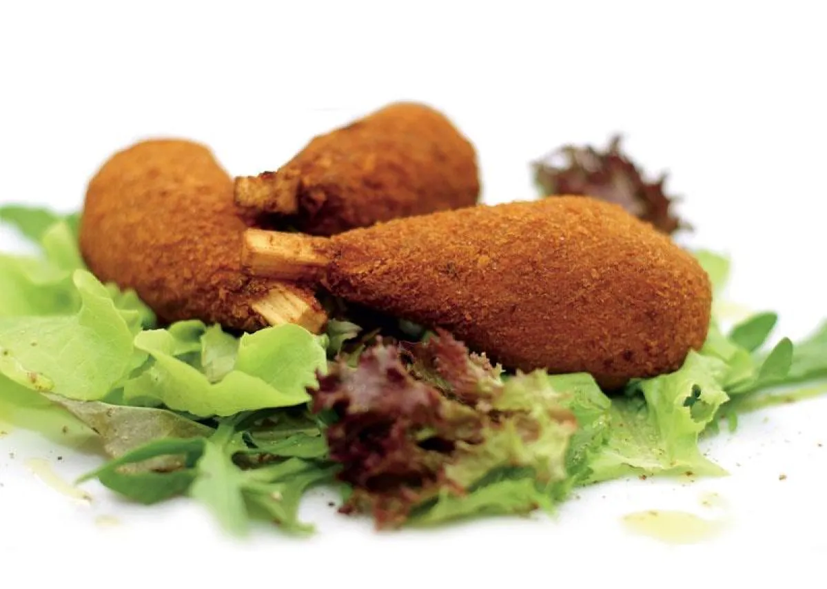 Abbildung: Sojafleisch-Hähnchenschlegel, © Future Food, Andreas Schmidt