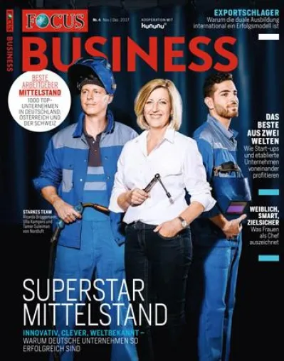 Top Ranking im Focus Business: Opacc zählt zu den Top-Arbeitgebern im DACH-Raum Bild: Top Ranking im Focus Business: Opacc zählt zu den Top-Arbeitgebern im DACH-Raum