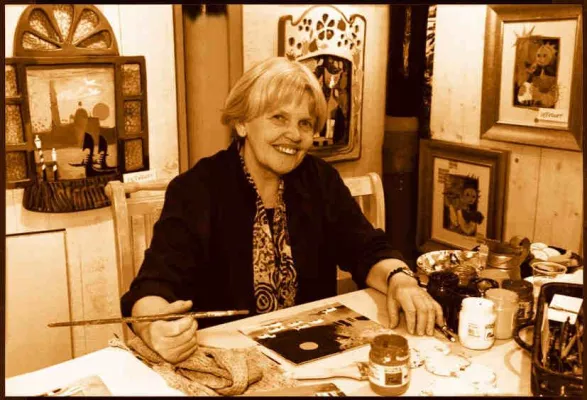 Bild: Rosina Wachtmeister persönlich erleben - Besuch der bekannten Künstlerin in Bayern am 11.Oktober 2006