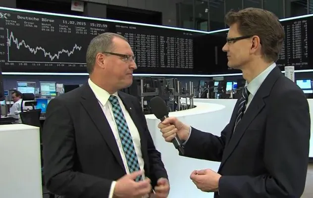 Bild: Krumbacher Vermögensverwalter ist neuen Interviewpartner der Dt. Börse in Frankfurt.