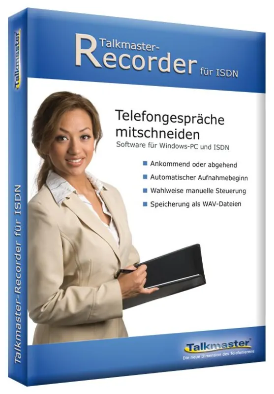 Telefonieren und mitschneiden auf Knopfdruck: Talkmaster-Recorder für ISDN