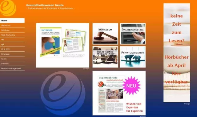 Bild: Start des neuen Onlineportals »Gesundheitswesen heute«
