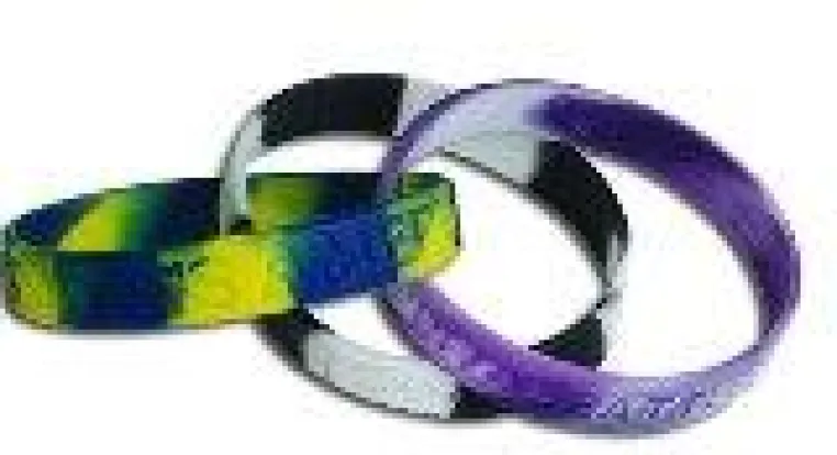 Bild: Werbeartikel mit positiver Aura - Silikonarmbänder