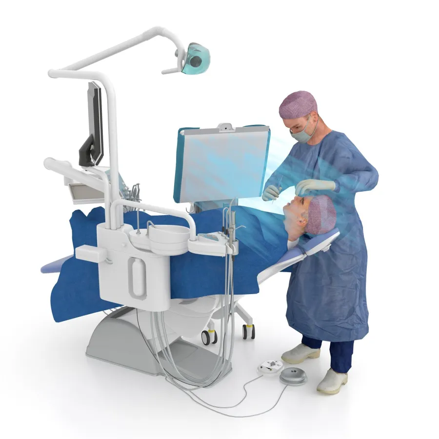 Das sterile Air Flow Gerät Operio eliminiert über 99,9 aller Bakterien und Coronaviren Covid 19