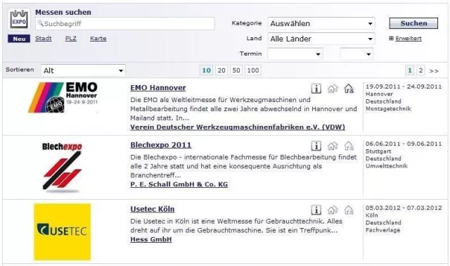 Bild: IBN Messeplattform bietet neue Funktionen für die Präsentation von Unternehmen