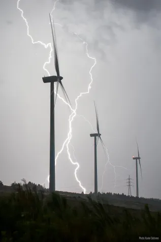 Bild: Schneller sein als der Blitz: Météorage warnt vor Gewitter