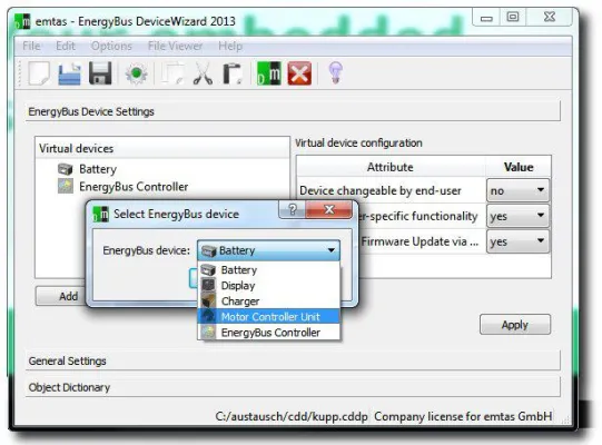 EnergyBus-Framework – die Software für EnergyBus-kompatible Geräte Bild: EnergyBus-Framework – die Software für EnergyBus-kompatible Geräte