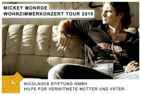 Bild: Mickey Monroe Wohnzimmerkonzerte auf Ebay zu ersteigern