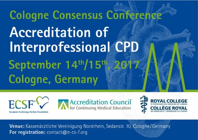 Bild: Cologne Consensus Conference 2017: Interprofessionelle Fortbildung für Ärzte und medizinisches Fachpersonal