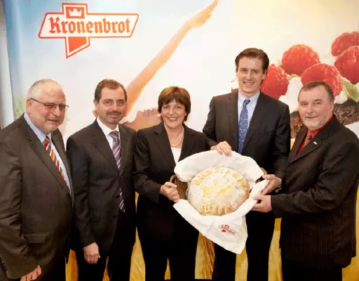 Bild: Bundesgesundheitsministerin Ulla Schmidt zu Gast bei Kronenbrot