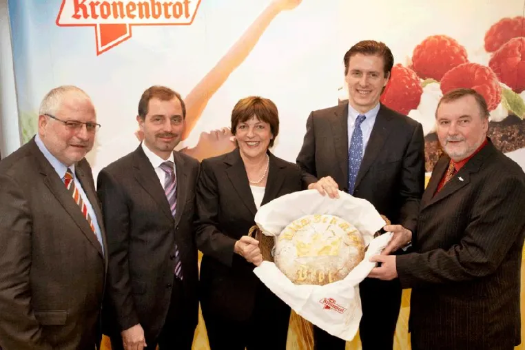 Bild: Bundesgesundheitsministerin Ulla Schmidt zu Gast bei Kronenbrot