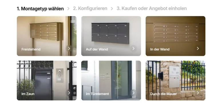 KNOBLOCH stellt neuen Konfigurator für Briefkastenanlagen vor Bild: KNOBLOCH stellt neuen Konfigurator für Briefkastenanlagen vor