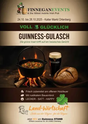 Bild: Ein Stück Irland auf dem Kalten Markt: Finnegan Events bringt Guinness-Genuss nach Ortenberg