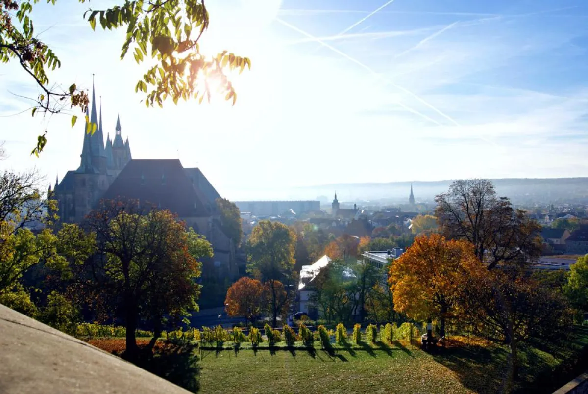 Herbststimmung in Erfurt. Copyright: Erfurt Tourismus und M