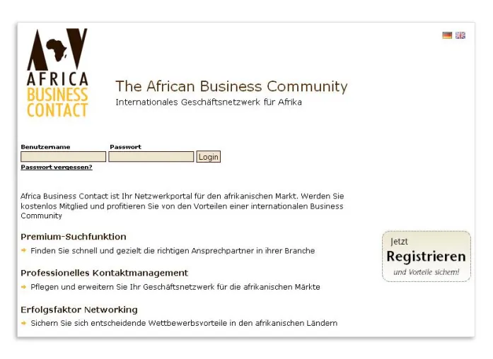 Bild: Africa Business Contact - Neue Netzwerkplattform für Afrika geht online