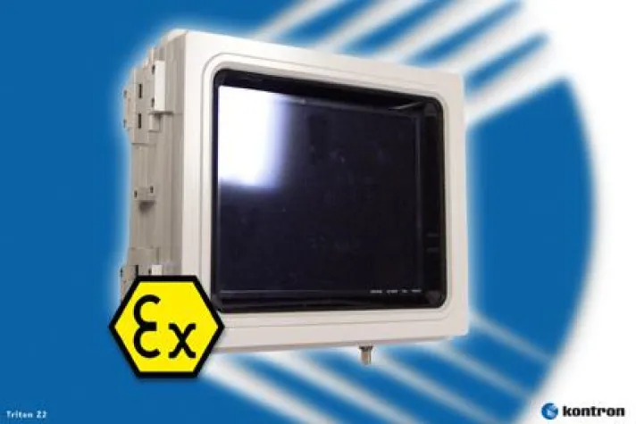 Bild: Triton Z2: Kontrons ATEX Zone 2 / C1 D2 Display Workstation