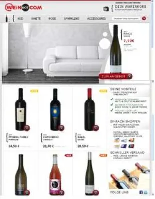 Bild: Neuer Online-Weinhändler WEiNDOTCOM bringt Rock’n‘Roll ins Netz