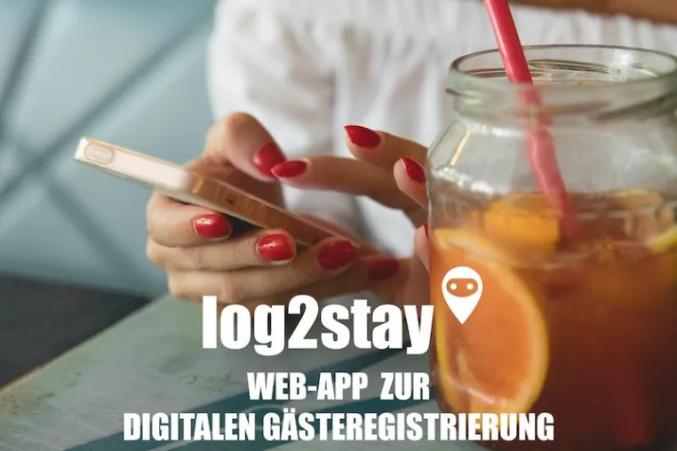 Bild: Neue App „log2stay“ bietet Hilfe zur Corona-Gästeregistrierung