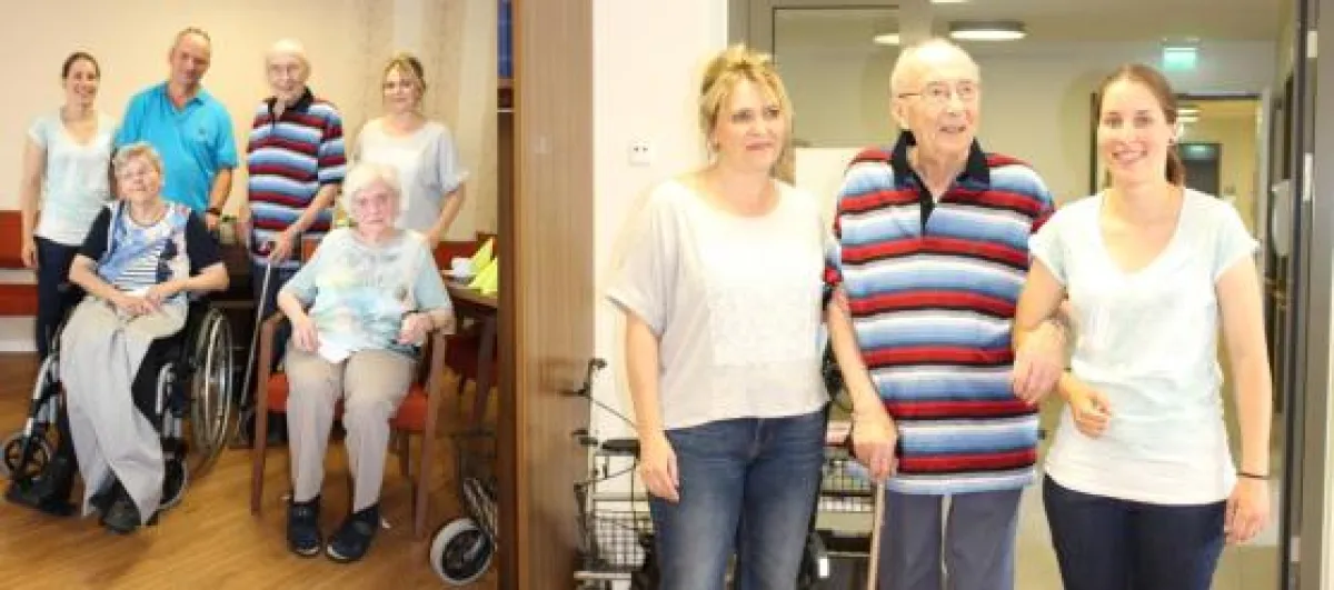 Modenschau im Seniorenzentrum der Zieglerschen