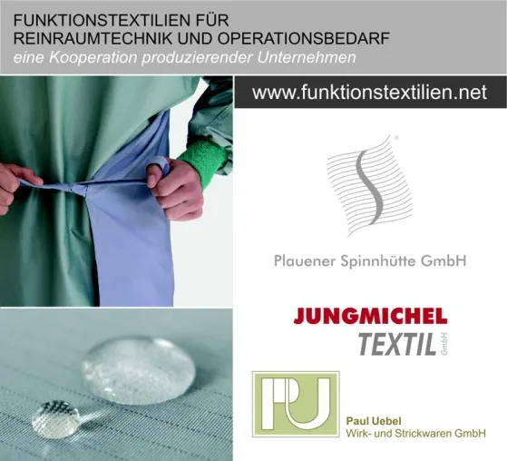 Bild: Unternehmen der Kooperation FUNKTIONSTEXTILIEN stellen sich auf der Fachmesse MEDICA vor