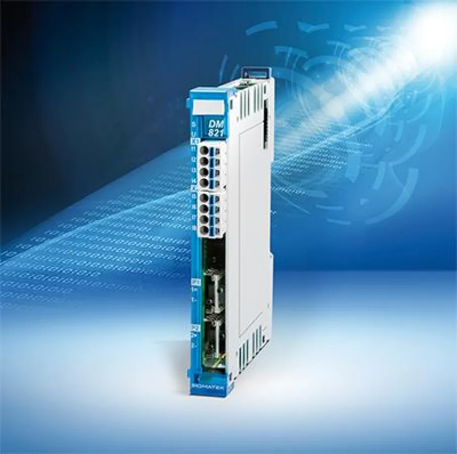 Das DM 821 von SIGMATEK erfasst und kontrolliert den Differenzdruck