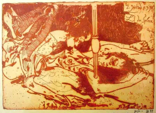 Bild: Horst Janssen - Zeichnungen, Aquarelle und Grafiken