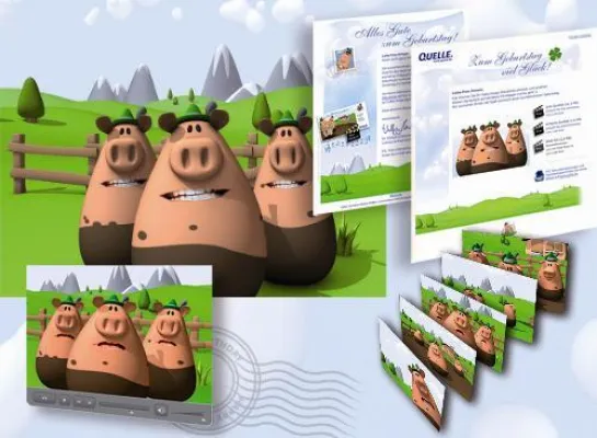 Bild: 2hoch11-design holt Mailingtage Award 2007 für quelle.de