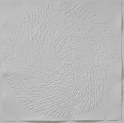 Bild: Günther Uecker "Spirale 2010"