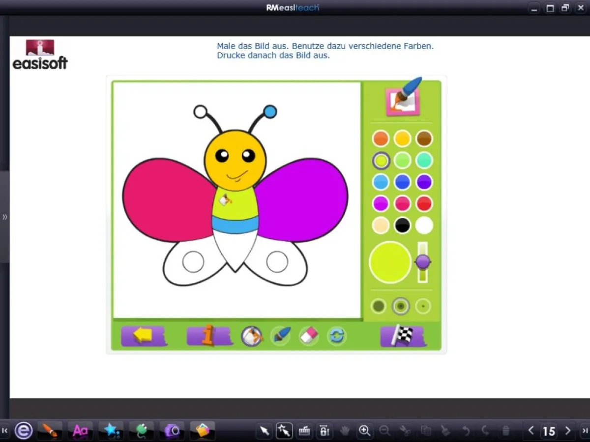Easisoft - EASITEACH NEXT GENERATION - Grundschulwidget Ausmalen