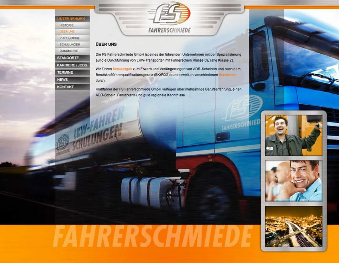 Webseite FS Fahrerschmiede