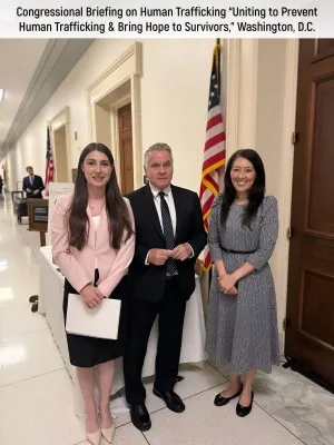 Bild: Kongress-Briefing zum Thema Menschenhandel vereint führende Interessenvertretungen und Gesetzgeber