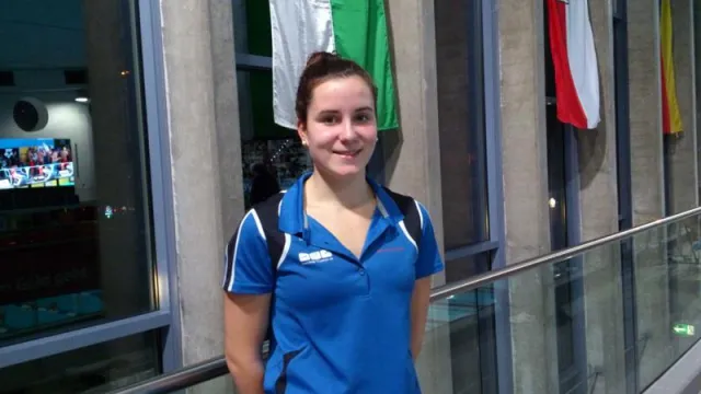 Bild: Angela Sievernich bei den Deutschen Kurzbahnmeisterschaften der Schwimmen