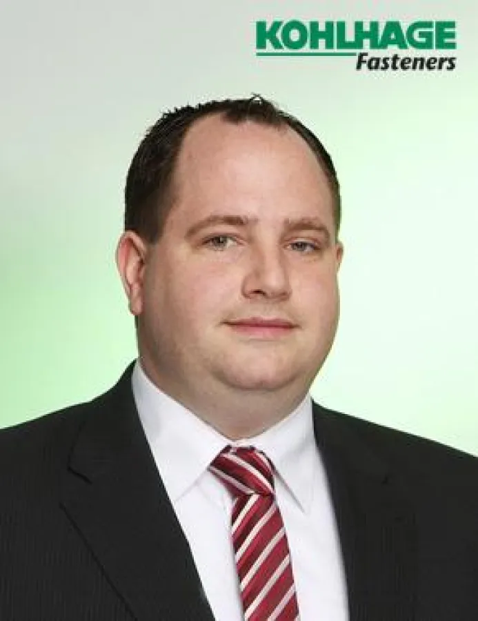 Thomas Semer ist der neue Spezialist für hybride Verbindungen bei KOHLHAGE Fasteners