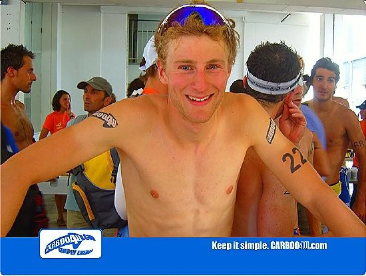 Foto: Carboo4U Nationalkader Gregor Buchholz wird beim Triathlon Weltcup in Holten  angreifen