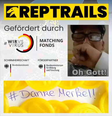 REPTRAILS Chemtrailprogramm bereits zu 20% gefunded und jetzt zu 25% vom Bund gefördert. Bild: REPTRAILS Chemtrailprogramm bereits zu 20% gefunded und jetzt zu 25% vom Bund gefördert.