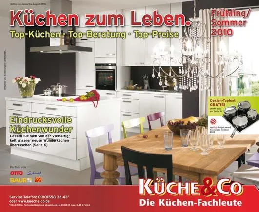 Neue Wunderküchen im Küche&Co Frühjahr-Sommer-Katalog 2010 Bild: Neue Wunderküchen im Küche&Co Frühjahr-Sommer-Katalog 2010