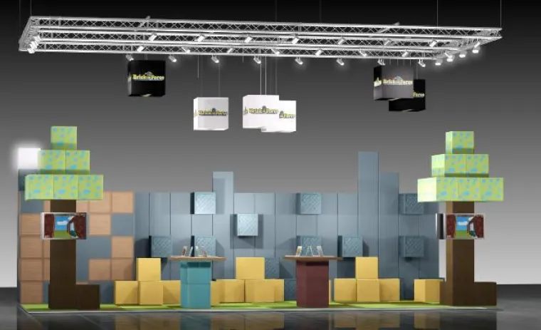 Bild: CAVUS inszeniert Browsergame Brick-Force auf der gamescom