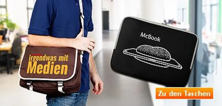 Neu: Laptoptaschen zum Gestalten Bild: Neu: Laptoptaschen zum Gestalten