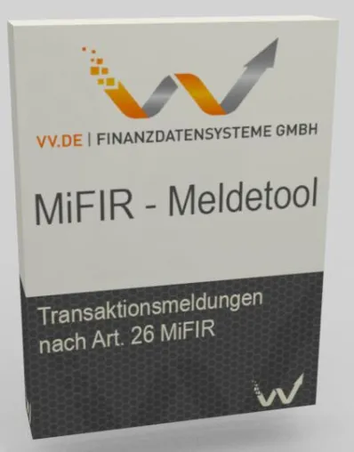 Bild: Transaktionsmeldung nach MifiR &26 mit dem vv.de Meldetool