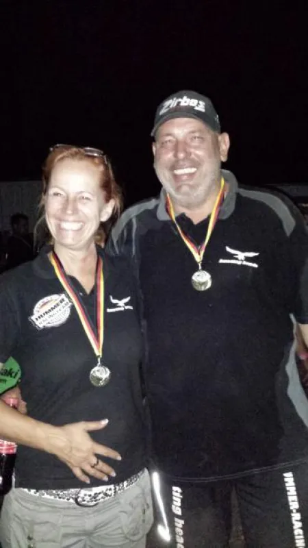 Sieger bei der 24-Std. Rally Raid in 2013 Uwe & Bettina Zirbes vom Hummer Racingteam