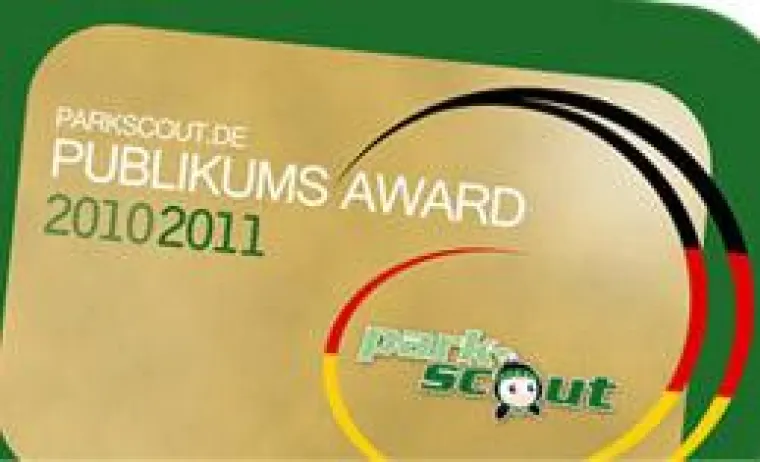 Der Parkscout Award 2010/2011 Bild: Der Parkscout Award 2010/2011