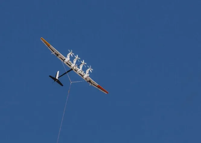 Strom im Flug erzeugen Bild: Strom im Flug erzeugen