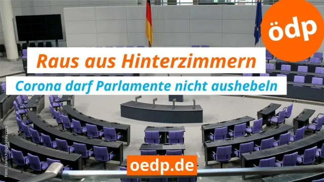 Raus aus den Hinterzimmern - Corona-Politik darf Parlamente nicht außen vor lassen Bild: Raus aus den Hinterzimmern - Corona-Politik darf Parlamente nicht außen vor lassen
