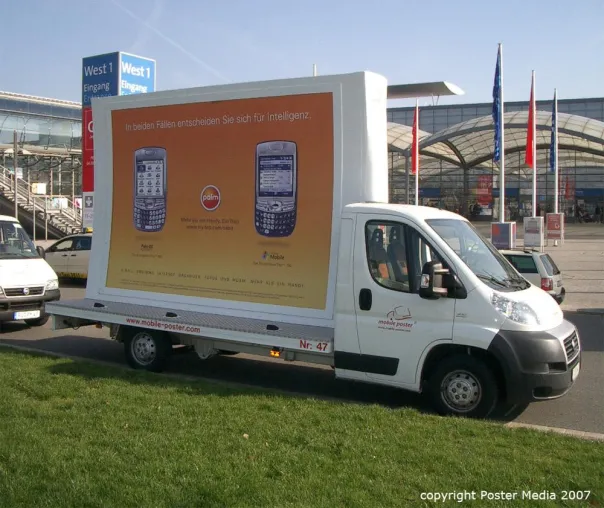 Bild: Palm setzt auf mobile Werbung zur CeBIT 2007