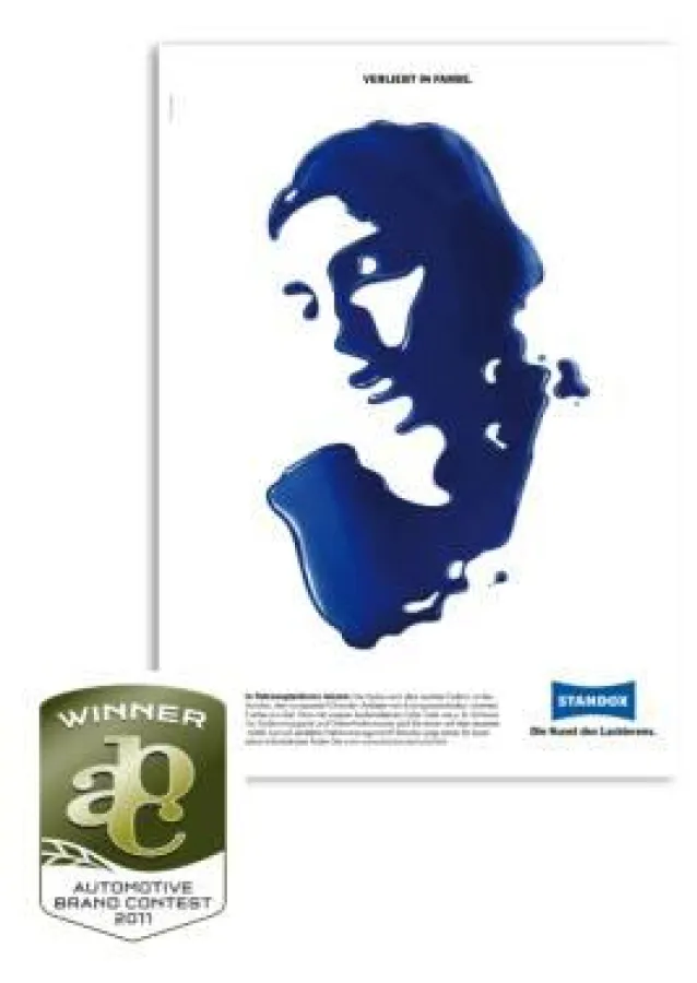 „Blue Woman“ ist der Titel dieses mit dem abc award ausgezeichneten Anzeigenmotivs