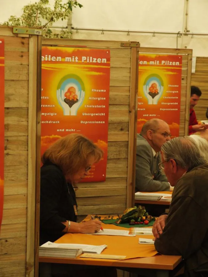 Auf den 11. Ernährungsheiltagen am 12. und 13. September 2009 im hessischen Limeshain  berät das Team von Mykotroph kostenlos und ganz persönlich zu allen Fragen rund um das Thema Pilzheilkunde.